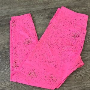 Zyia Pink Stay Gold light n tight leggings
